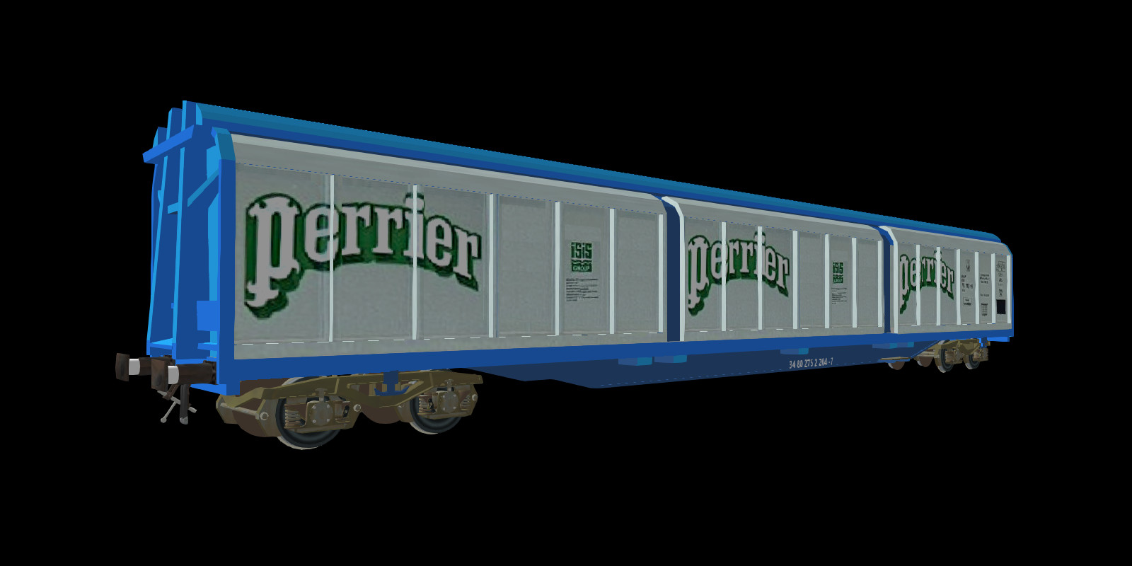Wagon Perrier Habbins Or